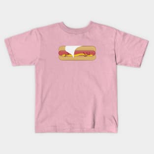 Hot Dog Tired Kids T-Shirt